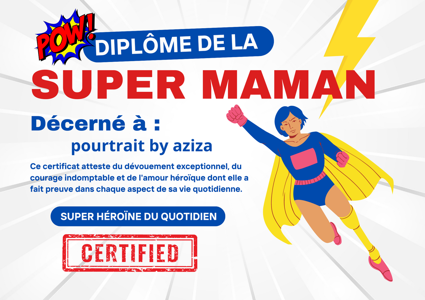 Diplome Personnalise