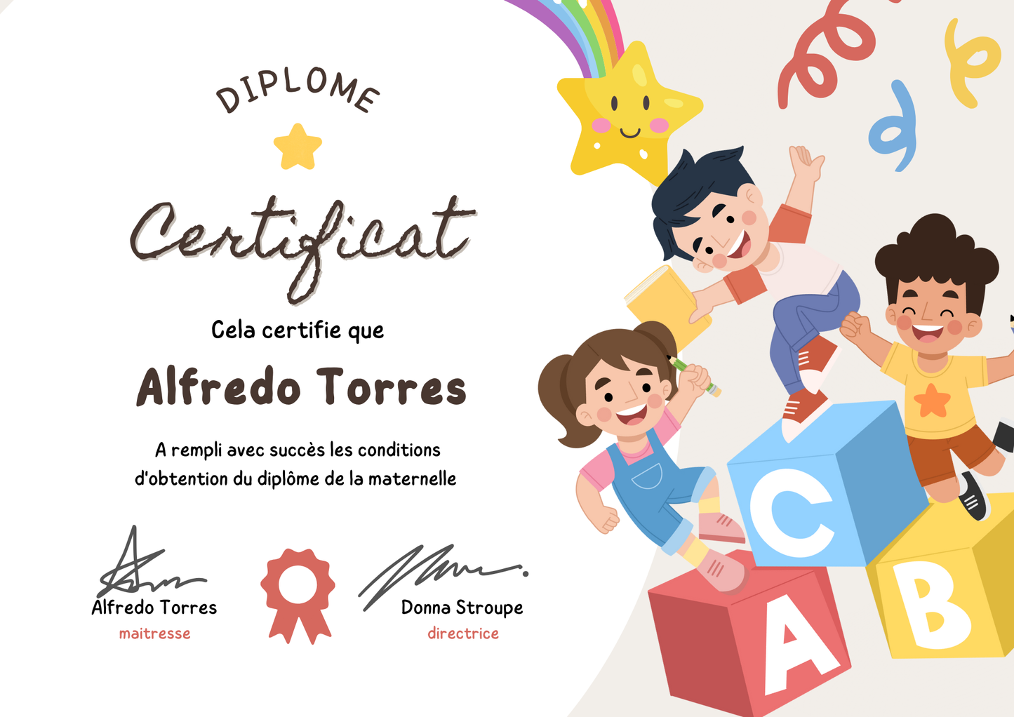 Diplome Personnalise