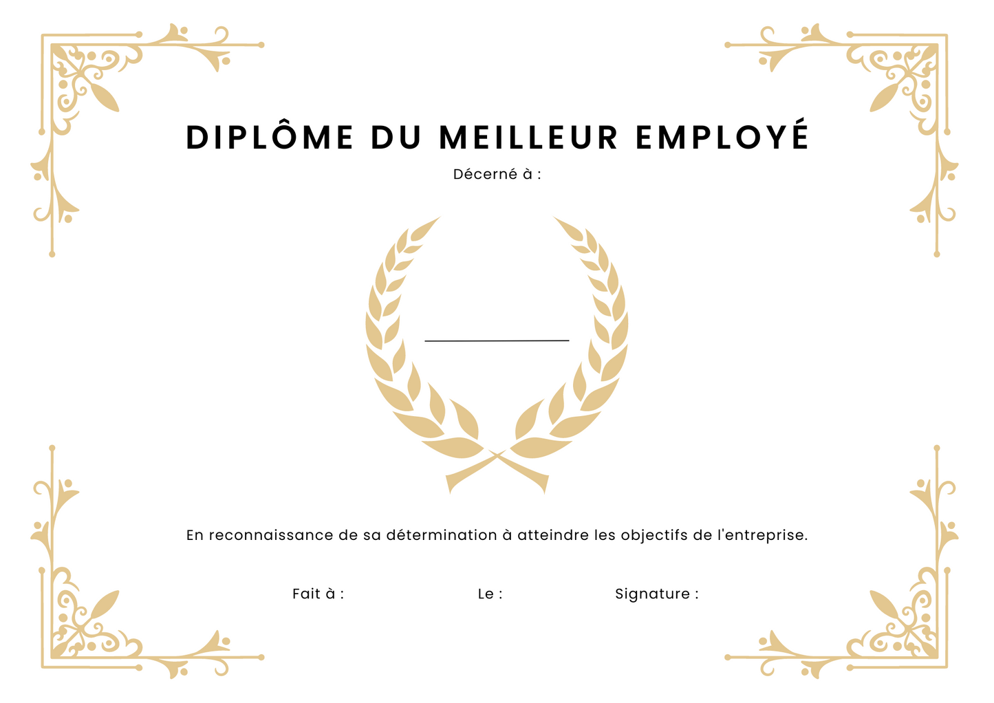 Diplome Personnalise