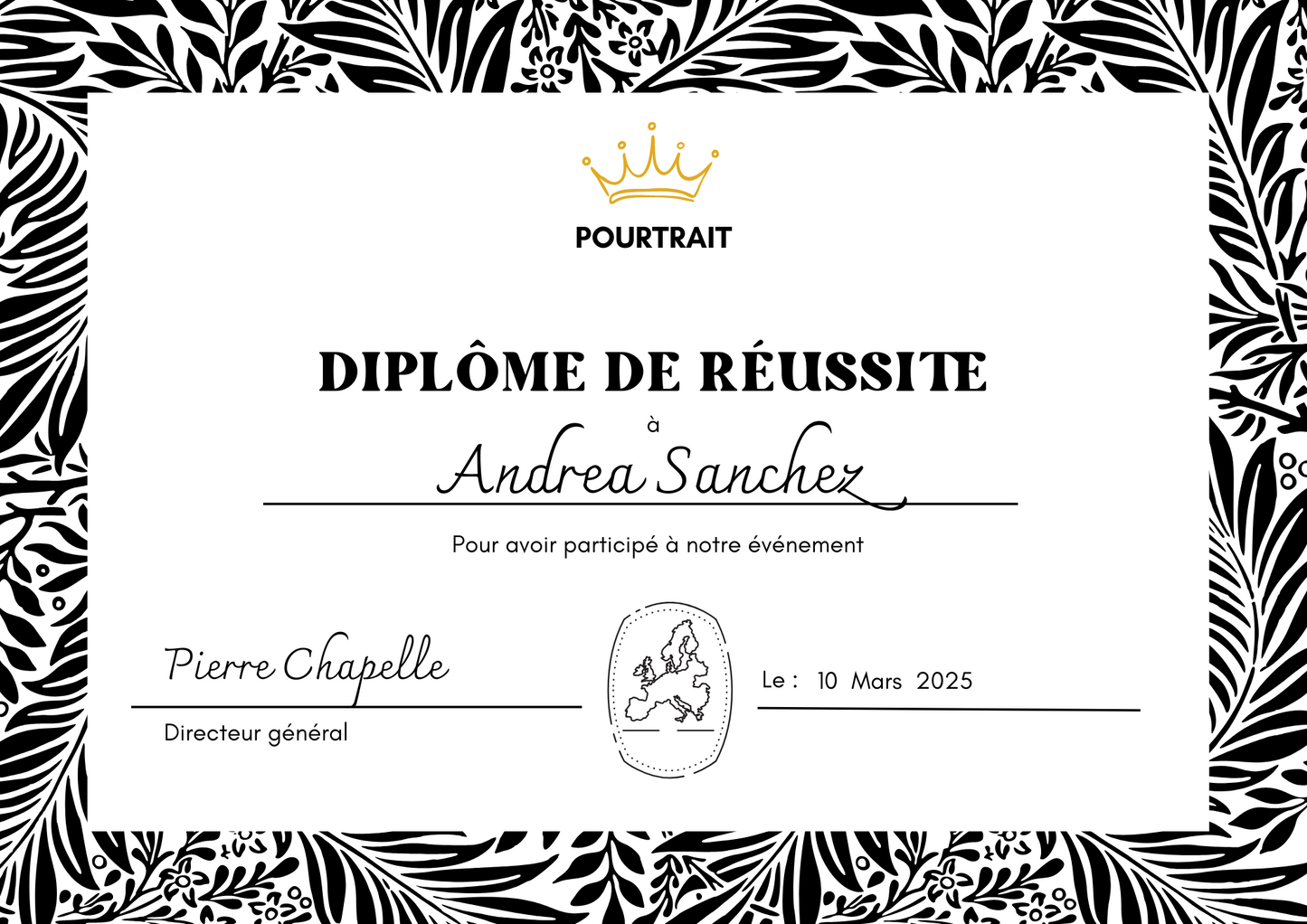 Diplome Personnalise
