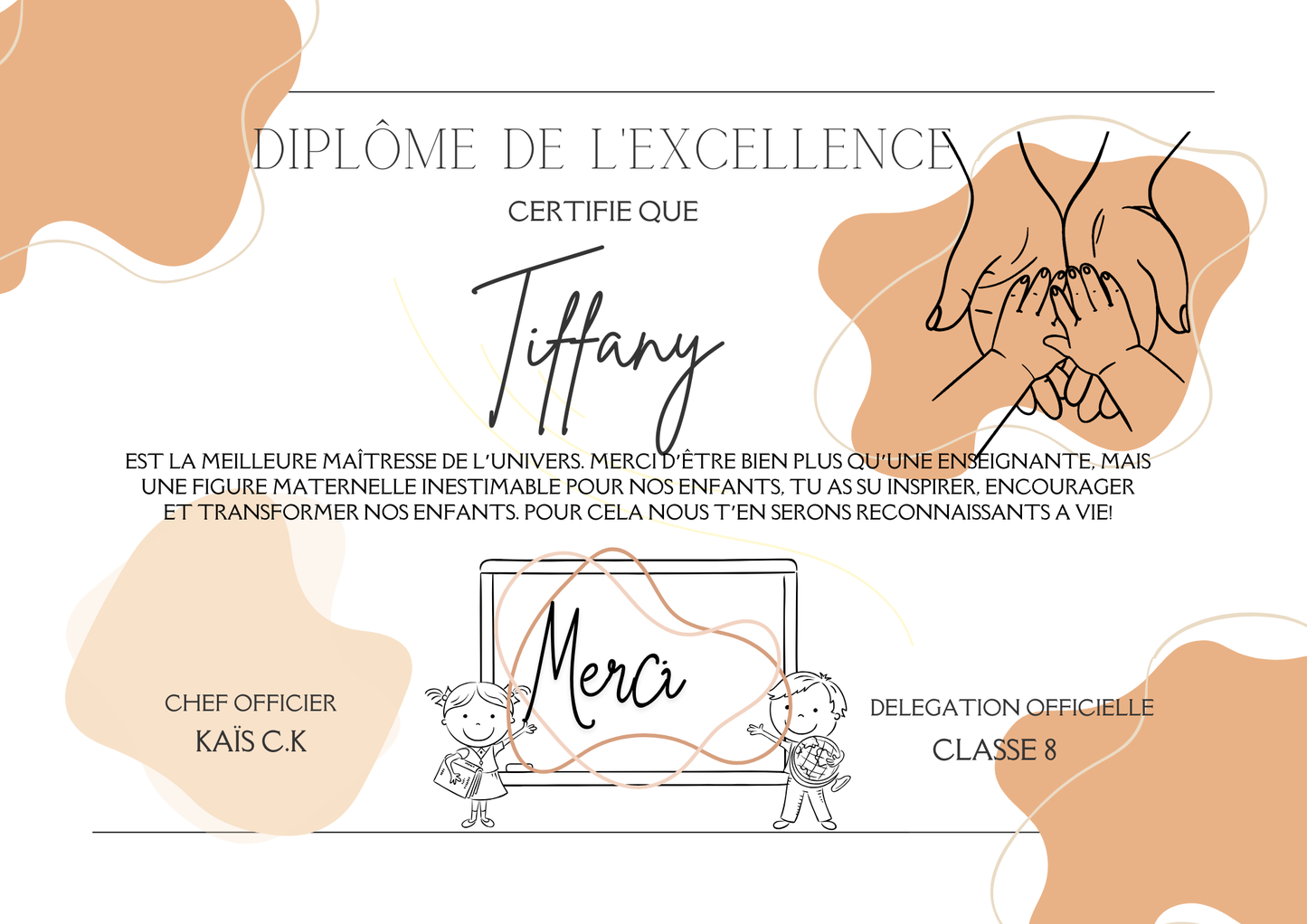 Diplome Personnalise