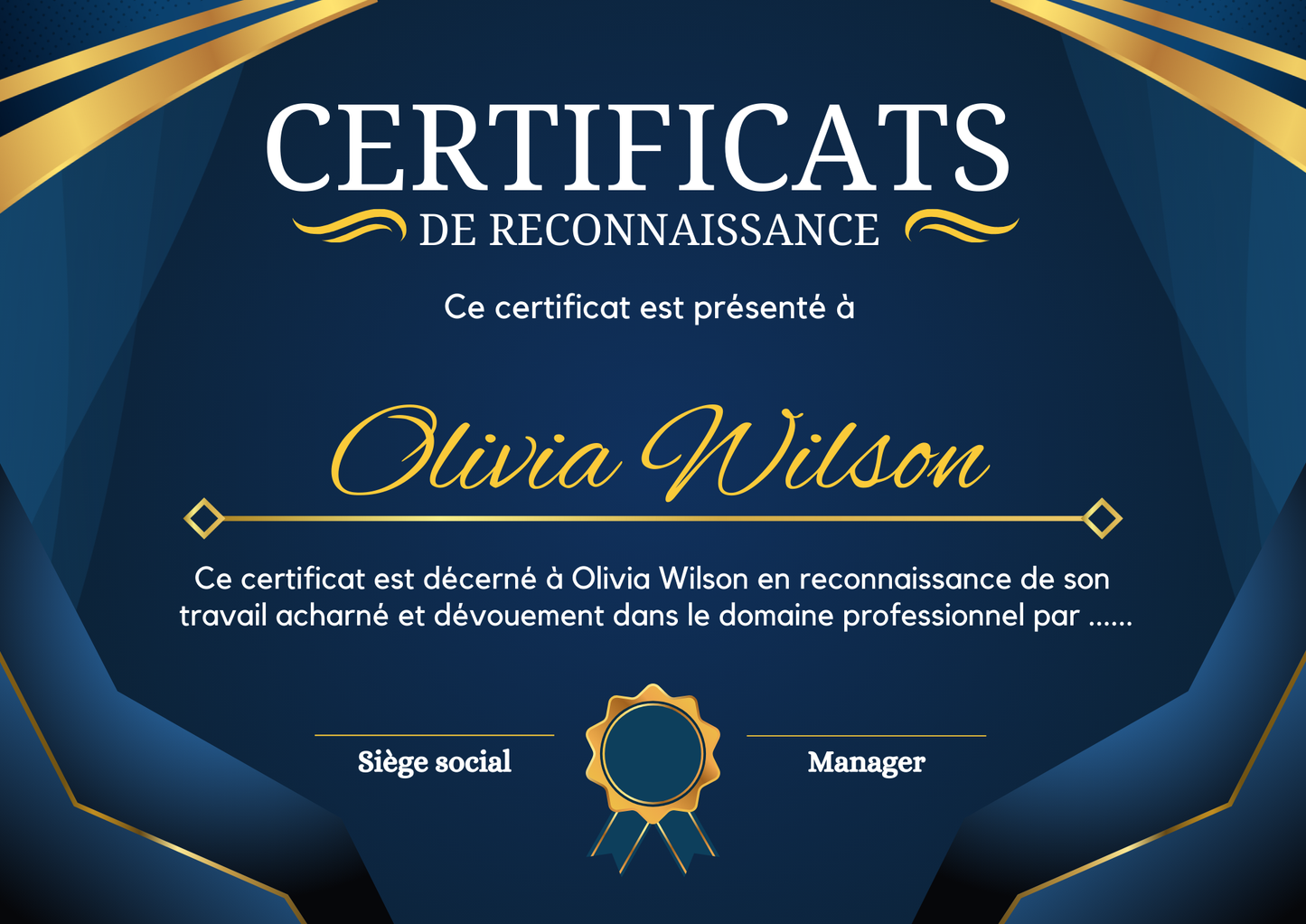 Diplome Personnalise