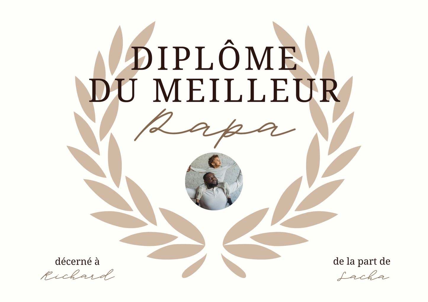Diplome Personnalise