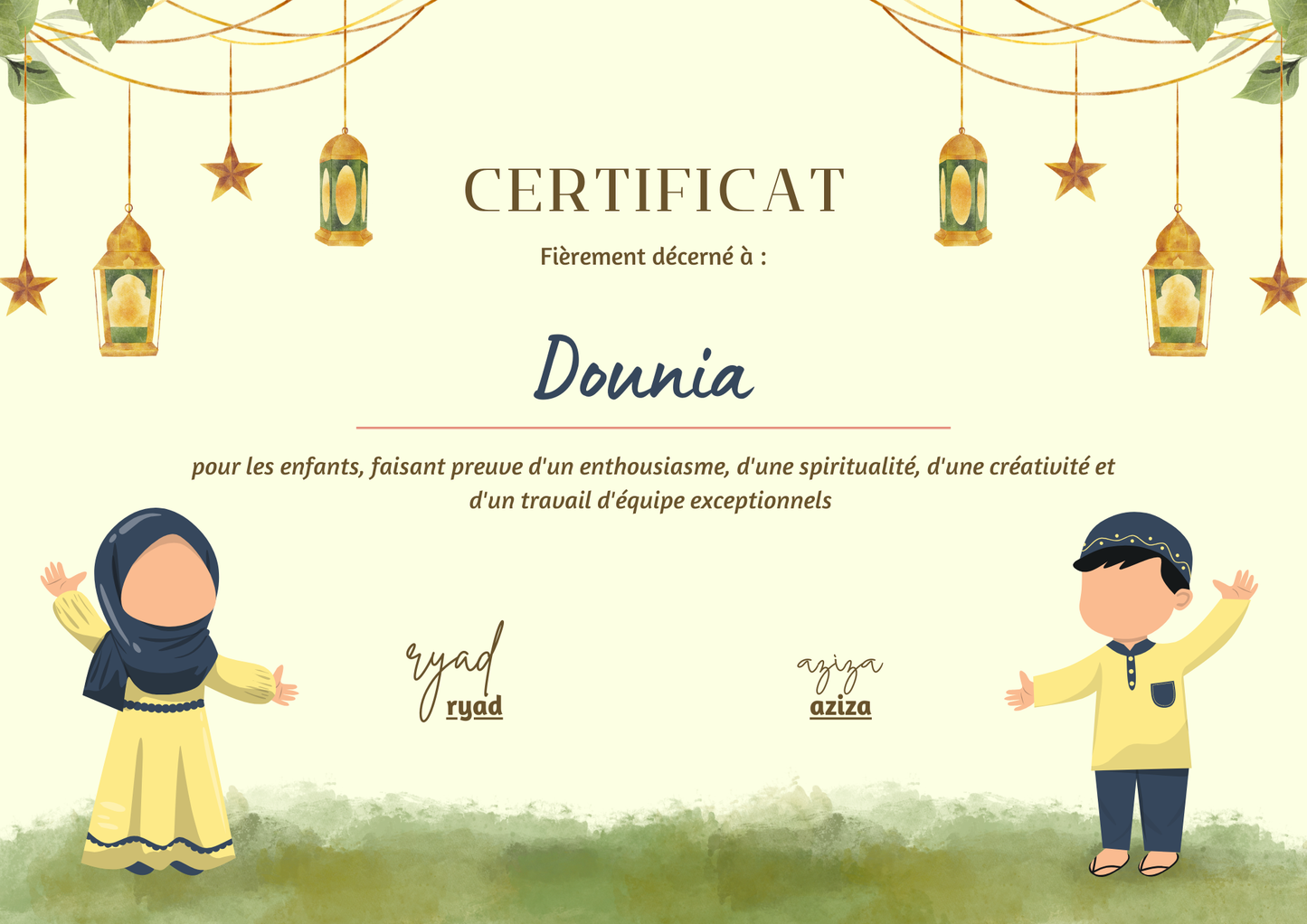 Diplome Personnalise